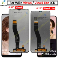 Original Quality For Wiko View 4 Lite LCD Display Touch screen Digitizer For Wiko View4 View 4 lcd For wiko view4 lite lcd
