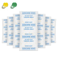 2g 400 packet Silica Gel desiccant orange Reusable Food Grade Packets Moisture Absorber Mold Remover Gel Absorbent