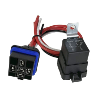 Relay Automotif 60/80A 12 Volt dengan Kabel Sambungan (Pigtail) 5 Pin Tugas Berat