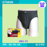 Celana Dalam GTMAN MBS01 BS Isi-3 BIGSIZE UK 2XL-3XL-4XL HARGA GROSIR
