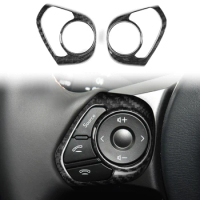Pre-impregnated Carbon Fiber Material, Steering Wheel Buttons Auto Interior Stickers for Toyota GR86 2022-2023