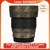 For Sigma 56mm F1.4 DC DN ( For Fuji X Mount ) Anti-Scratch Camera Lens Sticker Coat Wrap Protective Film Body Protector Skin