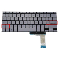 UK Backlit Keyboard for ASUS VivoBook 14 X1402 X1402Z X1402ZA X1403 X1403ZA M1402 D1402 F1402 M1403 Black /Silver UK Layout