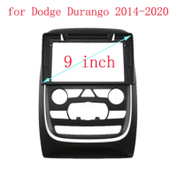 9 Inch Car Frame Fascia Adapter Canbus Box Decoder Android Radio Dash Fitting Panel Kit For Dodge 2014-2020 DURANGO