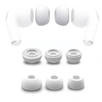 1 Pair Large Medium Small Size White Silicone Replacement Ear Buds Tips For Apple Airpods Pro Headphones Earphones Cushions