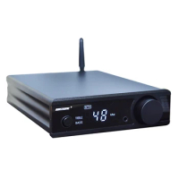 2*100W TDA7498E Bluetooth 5.0 Audio Stereo Amplifier equalizer Soft starting ES9018K2M DAC Class D Amp