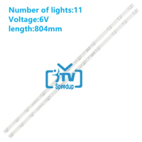10pcs LED backlight strip for Thomson 43" TV GIC43LB32_3030F2.1D_V0.9 4C-LB4311-ZM06J ZM08J HR02J 43UD6426 TCL 43V2 43U5850C