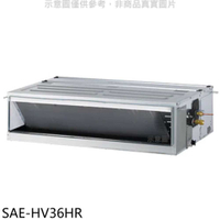 《滿萬折1000》SANLUX台灣三洋【SAE-HV36HR】變頻冷暖吊隱式分離式冷氣內機(無安裝)