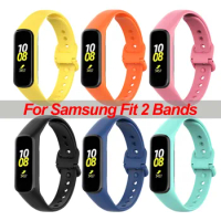 For Samsung Galaxy Fit 2(R220) Band Straps Soft Silicone Wrist Strap for Samsung SM-R220 Fitness SmartWatch Replacement