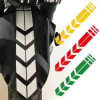 Motorcycle Arrow Stripe Stickers for Honda Yamaha Waterproof Oilproof Reflective Motorbike Tape Sticker Decals Moto Accessories
