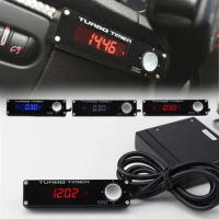 Universal Electronic Car Auto LED Digital Display Turbo Timer Delay Controller Car Accessories with logo