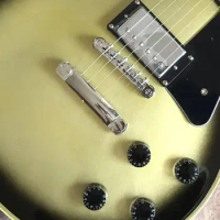 LP Custom Electric Guitar - Murphy Lab Ultra Light Aged Silverburst，solid mahogany，6tring