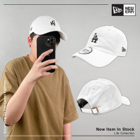 New Era 帽子 Classic MLB 男女款 白 黑 基本款 LA 洛杉磯 道奇 棒球帽 老帽 NE12712411