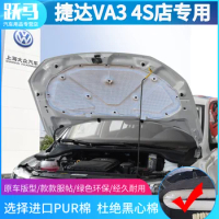 For Volkswagon Jetta VA3 Car Heat Sound Insulation Cotton Front Hood Engine Firewall Mat Pad Cover Noise Deadene