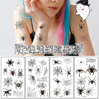 10pcs Halloween Bloody Wound Tattoo Stickers Trick Scary Waterproof Temporary Tattoo DIY Fake Tattoo Halloween Party Decor