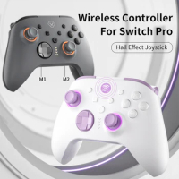 Aolion RGB Wireless Controllers For Nintendo Switch/Lite/OLED PC/iOS/Android Switch Pro Hall Effect Joystick With NFC Vibration