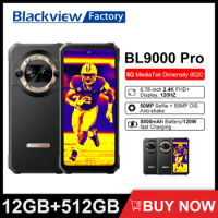 Blackview BL9000 PRO 5G Android 14 Rugged Smartphone 12GB 512GB 6.78'' FHD Thermal Imaging Camera FLIR® 8800mAh 50MP