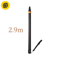 2.9m Carbon Fiber Invisible Selfie Stick For Insta360 X3 / ONE X2 / ONE RS / ONE R Accessories For GoPro Insta 360