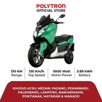 Polytron Fox 500 - Battery as Service - Electric Sepeda Motor Listrik - OTR Aceh, Medan, Palembang, 