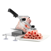 Meat Slicer Slicer Sliced Meat Cutting Machine Slicer Automatic Meat Delivery Desktop Easy-cut Frozen Beef and Mutton