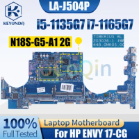 GPT70 LA-J504P For HP ENVY 17-CG Notebook Mainboard i5-1135G7 i7-1165G7 N18S-G5-A1 2G M15202-601 Laptop Motherboard Full Tested