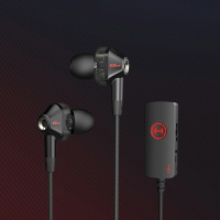漫步者HECATE游戲有線手機耳機入耳式高音質電競吃雞專用筆記本電腦usb帶麥和平精英7.1聲道GM360獨立聲卡