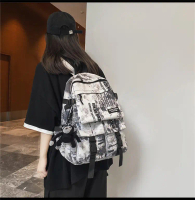 Tas Punggung Nilon Retro Baru Tas Laptop Pria Tahan Air  Tas Sekolah untuk Remaja BG155-25106
