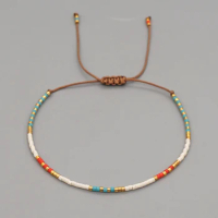 Beaded Bracelets Simple Thin Bracelet Bohemian Native Style Jewellery Armband for Women Jewelry Wholesale