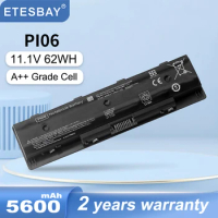 ETESBAY PI06 Laptop Battery For HP Pavilion 14 15 Envy 17 17t 17z HSTNN-DB4N HSTNN-DB4O HSTNN-LB4O 7