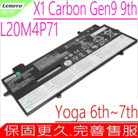 Lenovo ThinkPad X1 Carbon Gen9 9th L20M4P71 電池適 聯想 Yoga Gen6 6th Gen7 7th L20C4P71 L20D4P71 L20L4P71