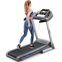 Electric Treadmill for Home Portable Treadmills for Home Fitness Foldable Treadmill With Incline Grey Equipment Large Body