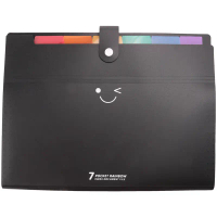 Expanding File Folders Letter Size 7 Pockets Accordion Document Organizer A4 Plastic File Folder Doc