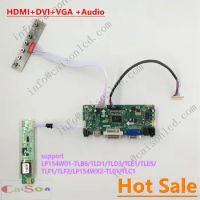 LCD controller board full kits suitable for LP154W01-TLB6/TLD1/TLD3/TLE1/TLE5/TLF1/TLF2/LP154WX2-TL01support DVI/VGA/AUDIO