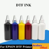 Freeshipping 100ML*6 DTF EPSON Printer Ink DTF Ink Film Transfer Ink For DTF Transfer Film Printer For DTF Printing PET Film