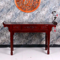 A Chinese style mahogany altar altar Fokan African rosewood altar entrance hall table table