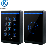 Waterproof Design 125khz Rfid PIN Pad Nfc Card Reader Wiegand 26/34 Access Control System Card Reader