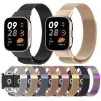 Metal Strap For Redmi Watch 3 Milanese Stainless Steel Replacement Wristband Bracelet Belt for Xiaomi Redmi Watch 3 Watch3 Strap