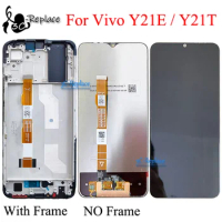 6.51 Inch Display Black For Vivo Y21E V2140 / Vivo Y21T V2135 LCD Display Touch Screen Digiziter Assembly / With Frame