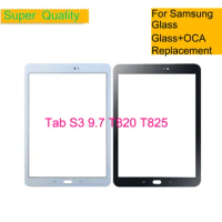 10Pcs/Lot For Samsung Galaxy Tab S3 9.7 SM-T820 SM-T825 T820 T825 Touch Screen Panel Tablet Front Outer LCD Glass Lens With OCA