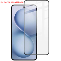 สำหรับ Vivo V60/V60e/V60 Lite 5G ฟิล์มกระจกนิรภัยป้องกันรอยขีดข่วน ความแข็ง 9H ครอบคลุมเต็มจอ แบบใส