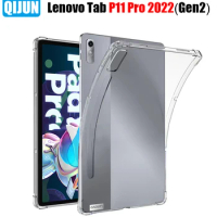 Tablet case for Lenovo Tab P11 Pro 2022 11.2" Gen2 5G Silicone soft shell Airbag cover Transparent protection funda capa Xiaoxin