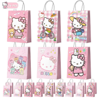 24 pek beg hadiah Hello Kitty — beg parti Hello Kitty / beg hadiah Hello Kitty / beg gula-gula Hello