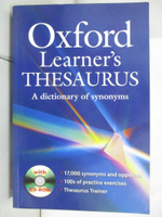 【書寶二手書T8／字典_EQ9】Oxford Learners Thesaurus: A Dictionary of Synonyms_Lea, Diana (EDT)/ Bradbery, Jennifer (EDT)/ Poole, Richard (EDT)/ Warren, Helen