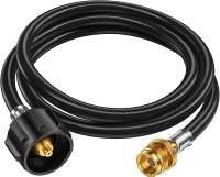4 Feet Propane Hose Adapter 1lb to 20lb，Propane Adapter 20lb to 1lb Converter Propane Tank Adapter H