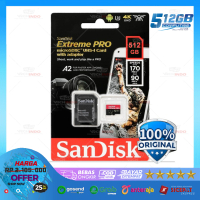 Memory Card 512 GB - MicroSD Sandisk Extreme Pro A2 | 170 Mbps