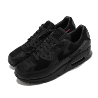 Nike 休閒鞋 Air Max 90 QS 復古 男鞋 經典鞋款 氣墊 球鞋穿搭異 材質拼接 黑 紅 CZ5588002