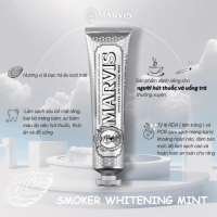 Kem đánh răng Marvis bạc giúp trắng răng, chống ố, ngừa sâu răng