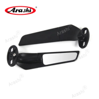 Arashi Rearview Side Mirror Rear Blinker Adjustable Rotating Mirror For Aprilia DUCATI HONDA YAMAHA BMW Accessories