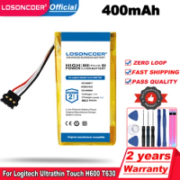 400mAh 533-000069 533-000071 AHB521630/AHB521630PJT-01 for Logitech Ultrathin Touch T630 H600 Battery N-R0044 Lightspeed