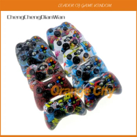 50PCS/LOT Water Transfer Printing Protective Skin For xbox 360 Soft Silicone Case For xbox 360 Game Controller Accessories